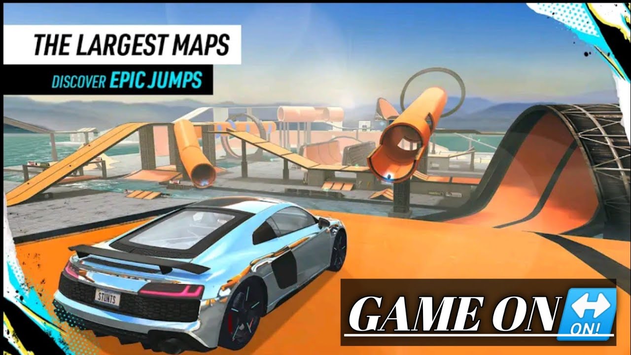 Crazy Racing Car 3D | high Graphics Racing Game | Mega Ramp gameplay ...