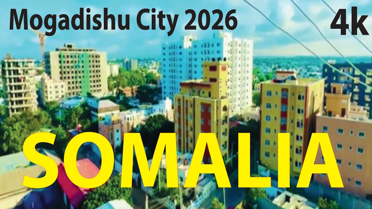 Mogadishu City 2026 , Somalia 4K By Drone 2026