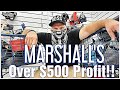 I Made Over $500 In Marshalls With Retail Arbitrage! Double Cart HUSTLEHOLICS!