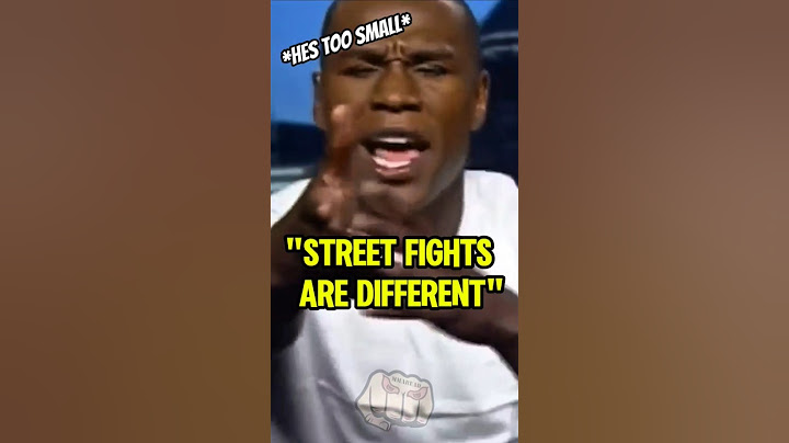 Floyd Wouldn't Win a STREET FIGHT 😱 #kungfu #ufc
