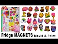 Mould  paint  fridge magnets  unboxing  jk arts 1674