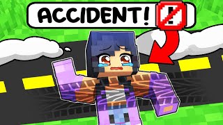 Aphmau Faked got into a CAR ACCIDENT in Minecraft! - Parody Story(Ein,Aaron and KC GIRL)