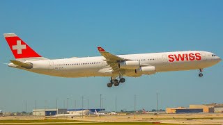 (4K) Evening Plane Spotting at Chicago O'Hare Int'l Airport