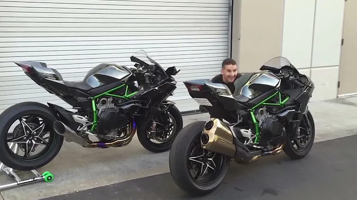 hear kawasaki h2 and h2r roar - which is louder 🔊 full hd video