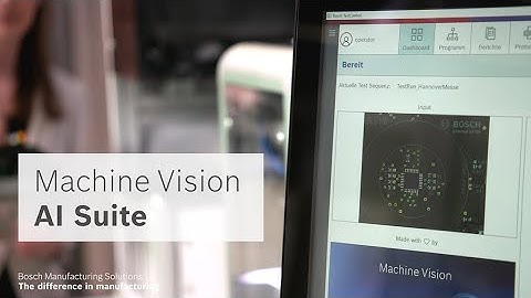 Machine Vision AI Suite (Bosch Manufacturing Solutions)