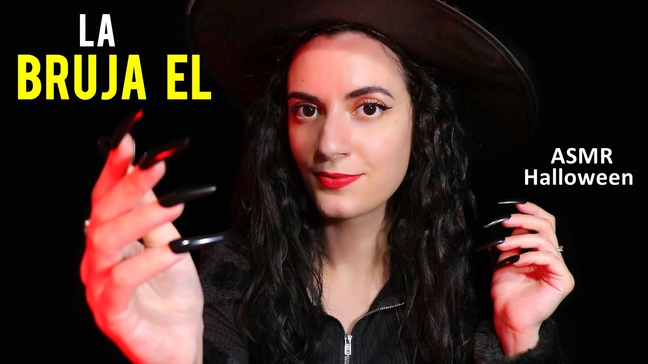 ASMR español La BRUJA EL limpia tu energia! Roleplay ASMR Halloween