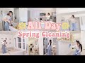ALL DAY Spring Clean With Me 🌸  CLEANING MOTIVATION 2022