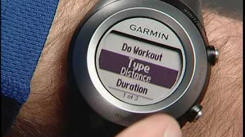 OutdoorGB - Garmin Forerunner 405 Simple Workouts