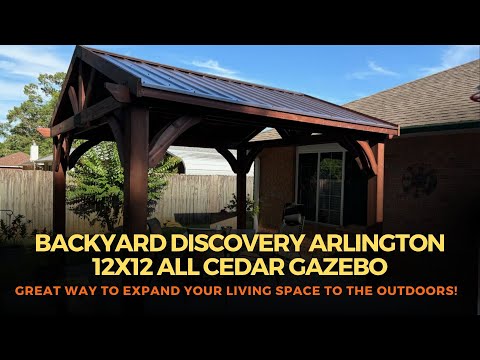Backyard Discovery Arlington 12x12 All Cedar Gazebo Review by Gazebo Hub