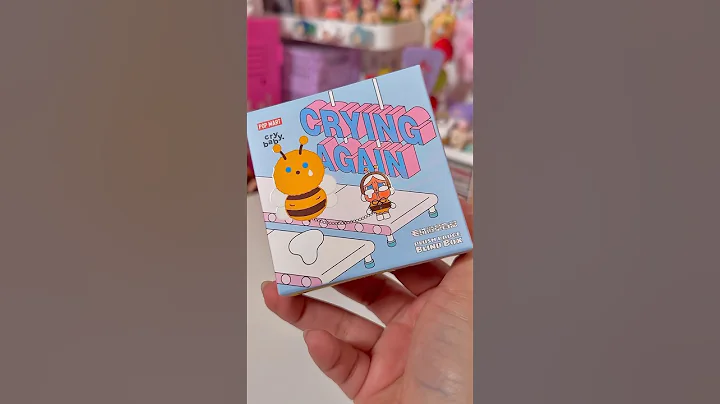 crybaby crying again plush badges @POPMARTOFFICIAL ☁️💧💖 #blindbox #unbox #popmart #kawaii