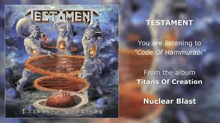 Testament - Code Of Hammurabi