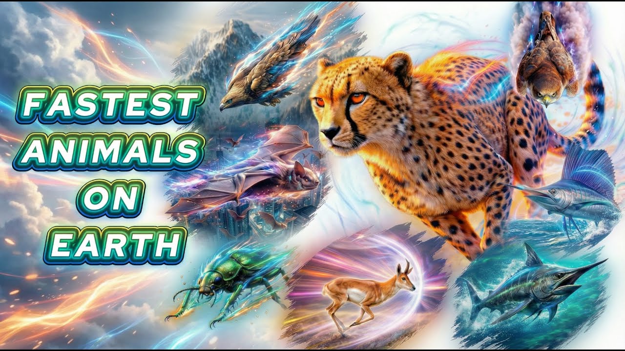 The Fastest Animals Explained in 12 Minutes