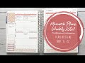 PLAN WITH ME | Nov. 16 - 22 | Plum Paper ME Planner | Monarch Plans Test Weekly Kit Stickers