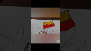 Happy Kannada Rajyotsava | sketch | #shorts | Kannada Rajyotsava sketching and colouring screenshot 4