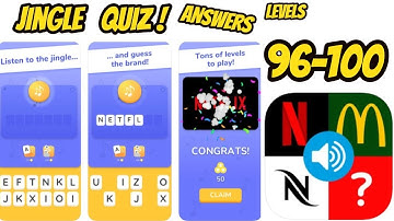 Jingle Quiz ‪Game All levels 96-100 Gameplay Walkthrough (iOS-Android)