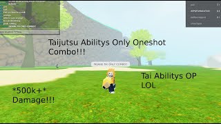 TAIJUTSU ABILITY ONLY INSANE COMBO!! screenshot 5