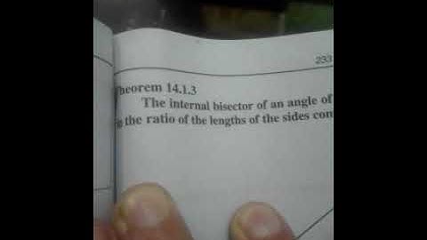 Class 9 Ch 14 Theorem 14.1.3