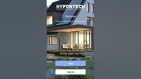 CÀI ĐẶT APP CHO INVERTER HYPONTECH