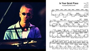 Keith Jarrett - In Your Quiet Place | Jazz piano solo (transcription)