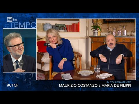 Maurizio Costanzo e Maria De Filippi - Che Tempo Che Fa 27/02/2022