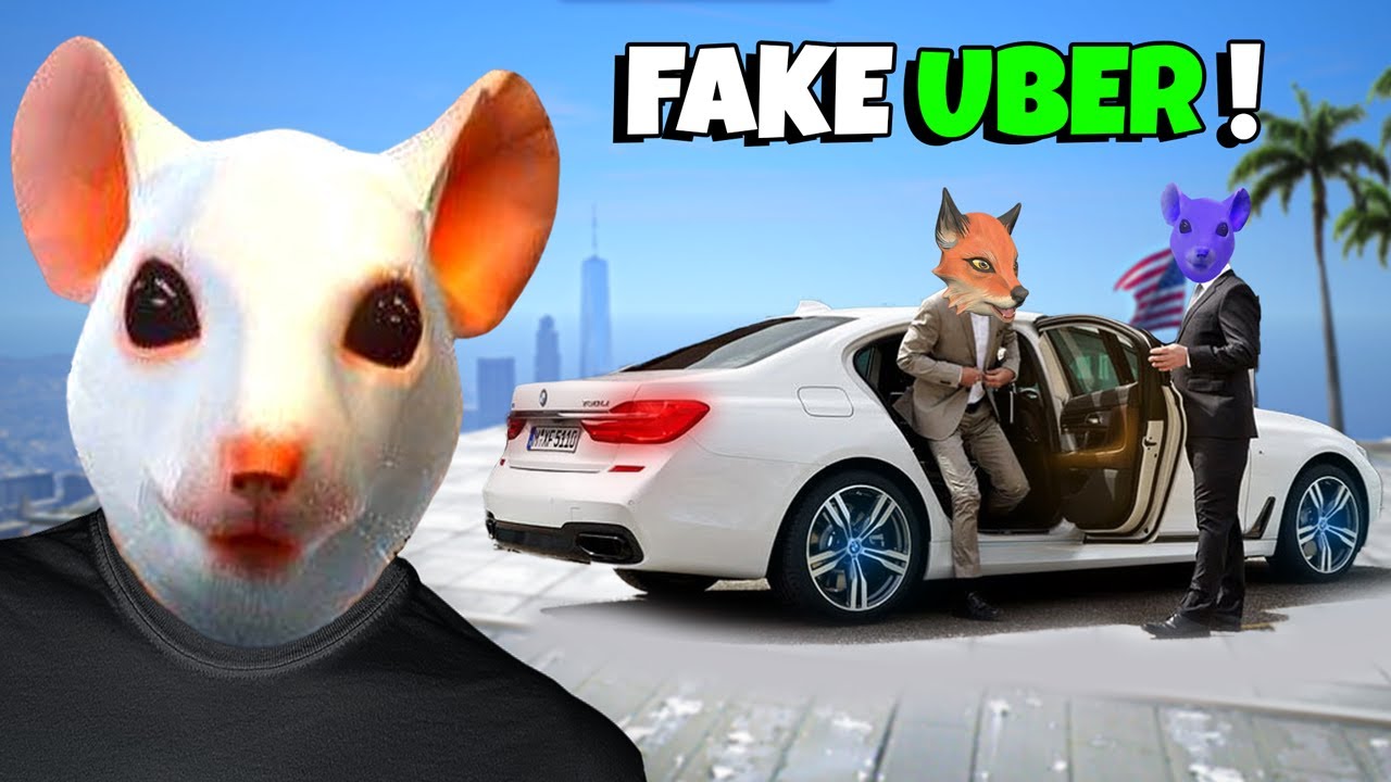 FAKE UBER JEFUIESTE PASAGERII pe GTA 5 RP!