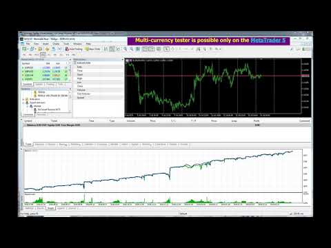 Instructions for running multi-currency testing on MetaTrader 5