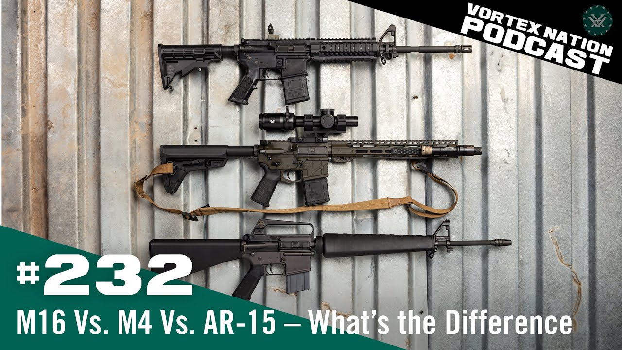 What's the Difference Between an AR15, M4, and M16?