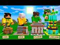 1€ vs 10.000€ vs 1.000.000€ NELLA GARA DI COSTRUZIONE - MINECRAFT