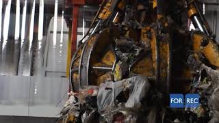 RDF Production from MSW Treatment: Single shaft Shredder | Forrec Recycling Systems