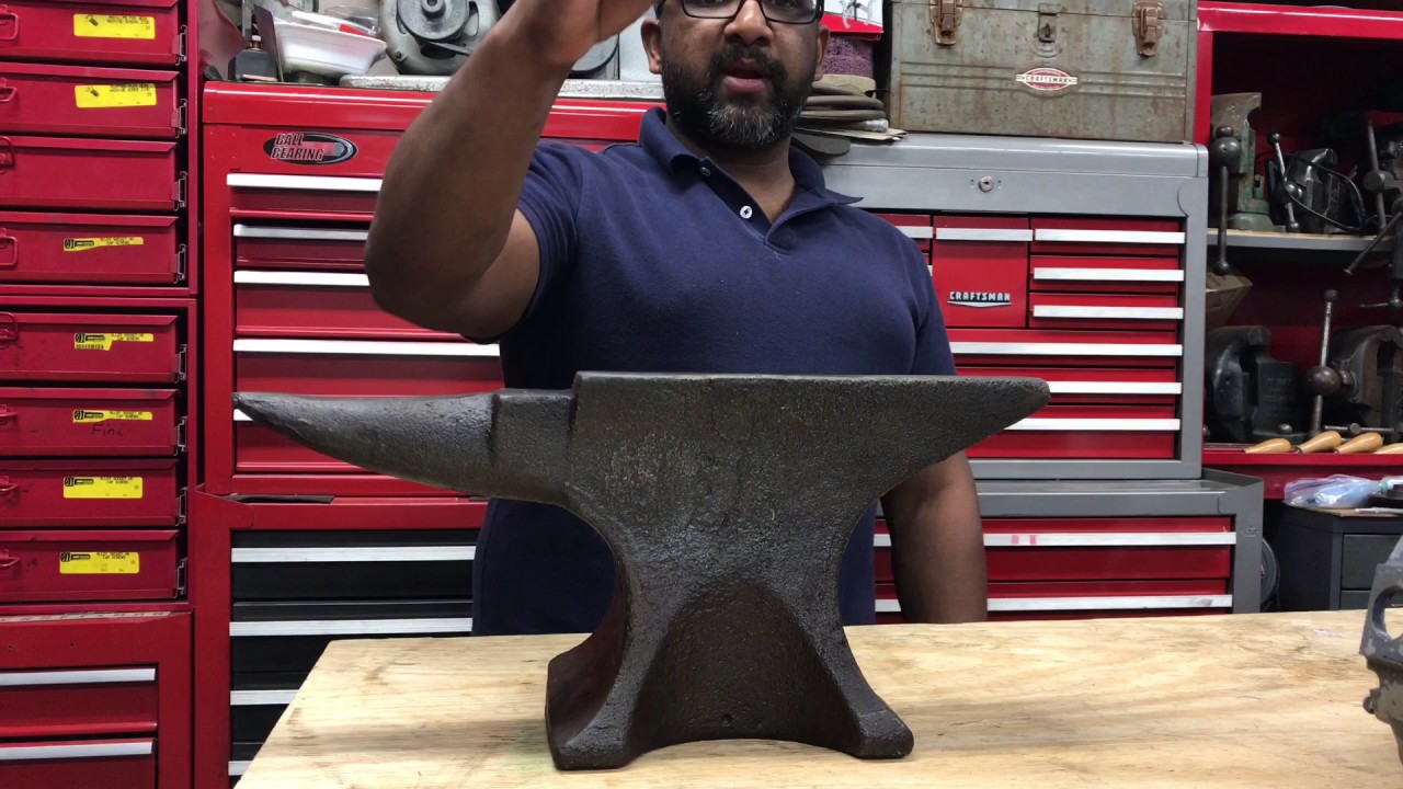 52 pound anvil rebound test - YouTube