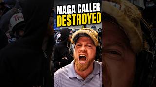 MAGA caller DESTROYED for defending January 6th insurrectionist! #maga #trump #donaldtrump