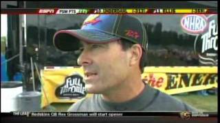 Mike Neff  Matt Hagan Ron Capps John Force Interview FC Semi Finals MacTools US Nationals 2011.mpg