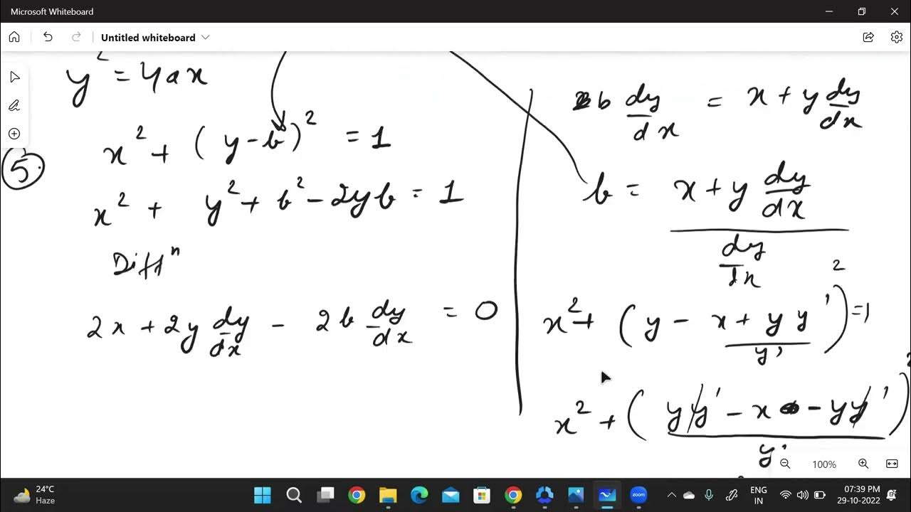 Class 12th Differential Equations Exercise 8.3 ML Agarwal Applied