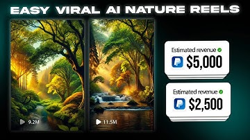 How to Make $5000 With Viral AI Generated Nature Reels