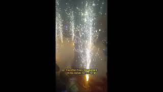 Dazzling Bride's Entry: Dry Ice Pot with Cold Fire and Sparkling Effects! Udaipur, Jaipur,Jodhpur