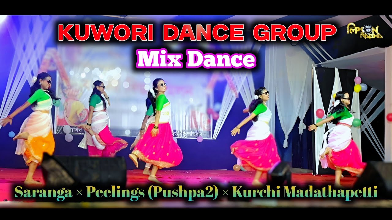 Saranga + Peelings (Pushpa2)+ Kurchi Madathapetti Mix Dance By Kuwari dance Group 2025