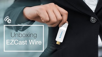 Unboxing EZCast Wire for plug and play screen mirroring