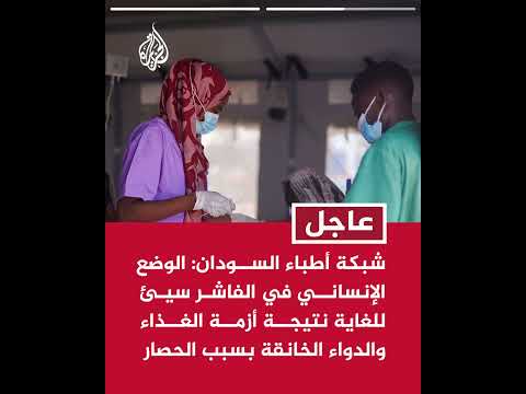 شبكة أطباء السودان: نفقد ما معدله 3 أطفال في الفاشر كل يوم بسبب الأمراض وسوء التغذية