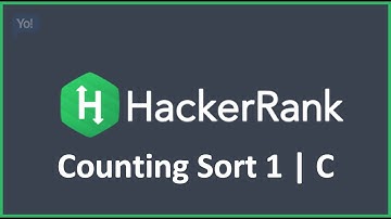 Counting Sort 1 | HackerRank Solution in C Programming