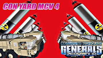 Command & Conquer Generals Zero Hour Custom Mission - CON YARD MCV