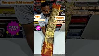 #trending#collection#saree#onlineshopping#wholesale#viral#video#one Gram gold sarees 🔥 restocked!