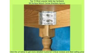 Top 10 Most popular table leg hardware 1# Leg Daddy T Plate Furniture Attachment http://bit.ly/1YBHD0L T-Plate Purpose 