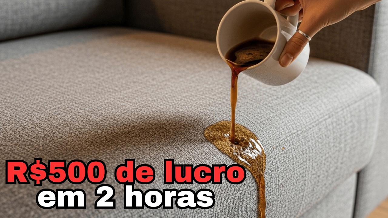 COMO HIGIENIZAR E IMPERMEABILIZAR UM SOFÁ - AULA COMPLETA