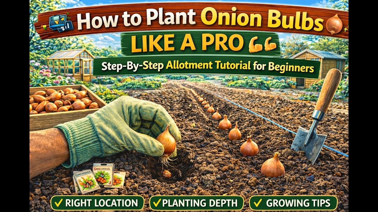 How to Plant Onions from Bulbs The Ultimate Guide! YouTube
