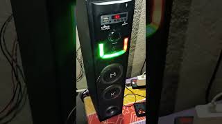 mini speaker 😱 in big tower home theater 😣