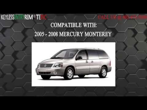 you How To Replace Mercury Monterey Key Fob Battery 2005 2008