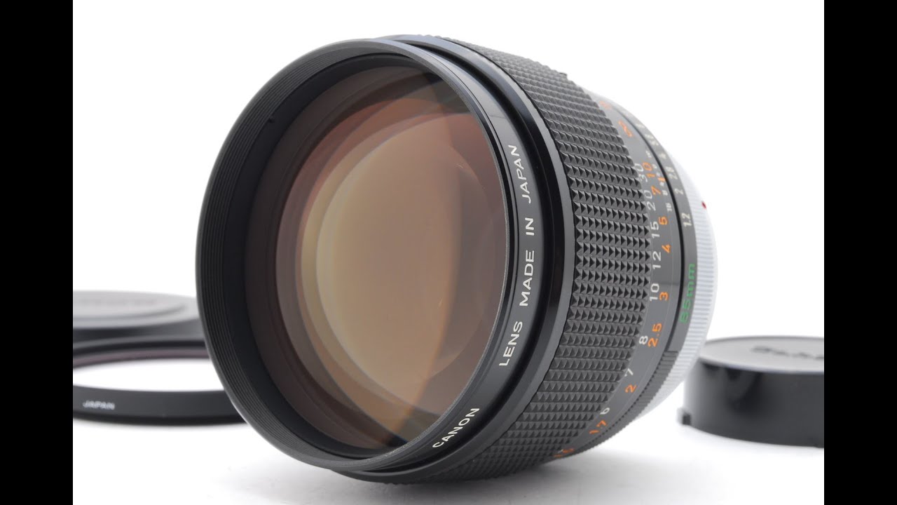 A- Mint] Canon FD 85mm f/1.2 S.S.C. ASPHERICAL Lens SSC ASPH From