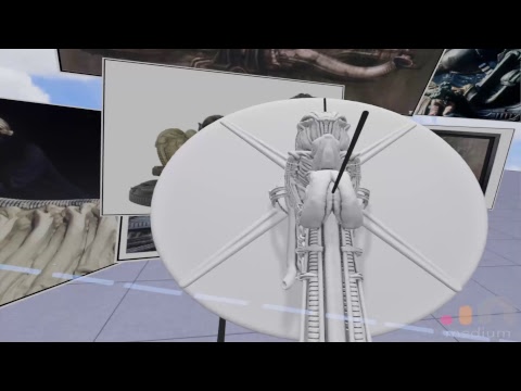 VR Sculpting - Space Jockey (Alien) in Oculus Medium #4