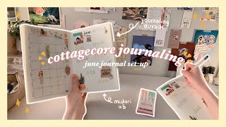 journal with me outside ✩ cottagecore inspired ?