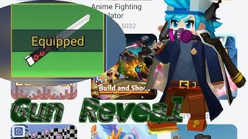 My gun reveal in build and shoot (blockman go)